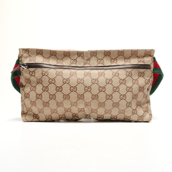 GUCCI Cream Canvas Shoulder Bag - Picture 2 of 13